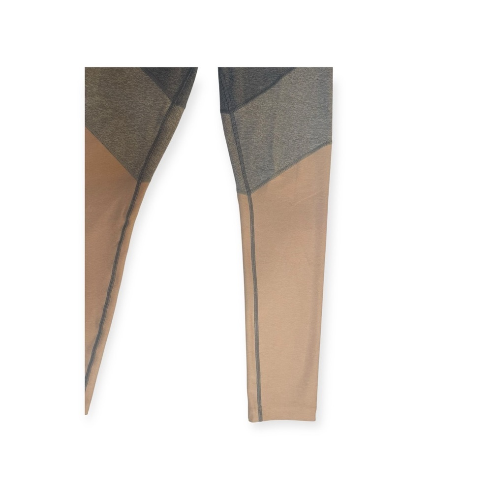Outdoor Voices Two-Tone High-Rise Leggings in Gray and Pink - Picture 4 of 6